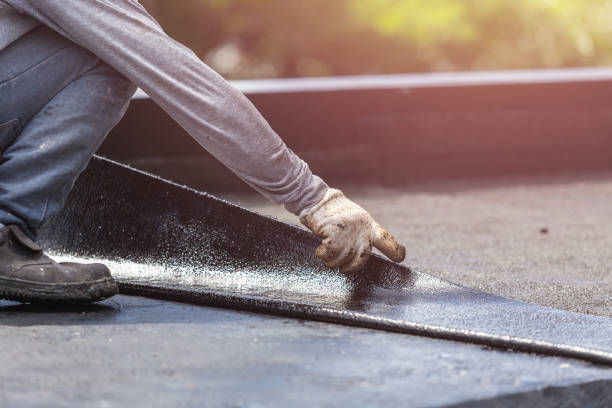 Professional Exterior Waterproofing technician working in Broomall, PA